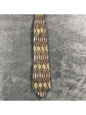 Brandini Le Collezioni Geometric Pattern Tie All silk